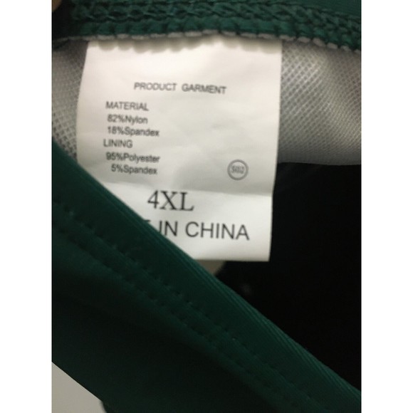 WOMEN'S STRETCH BIKINI 2 pc Swimsuit Plus Size 4XL Dark Green Vacation Beach - Picture 4 of 7